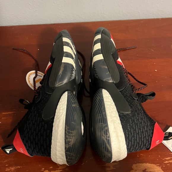 adidas Red and Black Athletic Shoes Trae Young Chinese Year - Picture 6 of 7